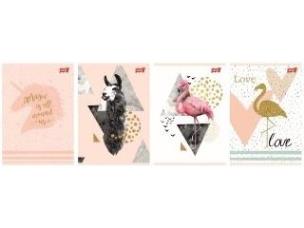 Opakowanie Zeszyt A5/32K linia podw. 2-kol Animals (15szt)