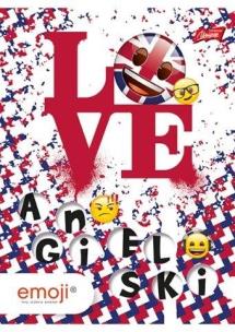 Opakowanie Zeszyt A5/60K kratka Angielski Emoji (10szt)