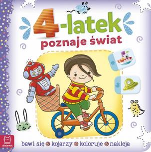 Okładka książki 4-latek poznaje świat