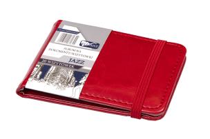 Opakowanie Album na 20 wizytówek Jazz czerwony ELEFANT