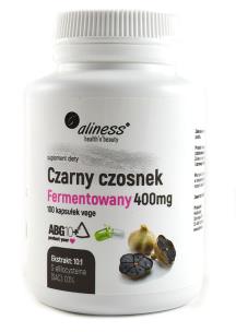 Zdjęcie produktu Aliness Czarny czosnek fermentowany 400g 100 kaps