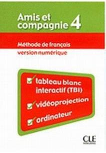 Okładka książki Amis et compagnie 4 materiały do tablicy interakty