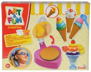 Okładka książki Art & Fun Masa plastyczna - lody w rożku
