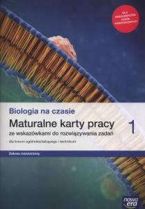 Biologia na czasie. Maturalne karty pracy ze wskazówkami do rozwiązywania zadań dla liceum ogólnokształcącego i technikum, część 1, zakres rozszerzony LO 1 KP ZR 2019 NE. Autor: Januszewska-Hasiec Barbara, RENATA STENCEL, Anna Tychmanow. Multiszop.pl Okładka książki Biologia na czasie. Maturalne karty pracy ze wskazówkami do rozwiązywania zadań dla liceum ogólnokształcącego i technikum, część 1, zakres rozszerzony LO 1 KP ZR 2019 NE