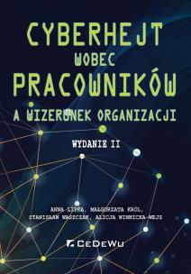 Okładka książki Cyberhejt wobec pracowników a wizerunek org. w.2