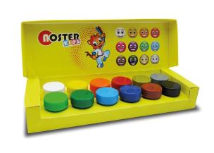 Opakowanie Farby plakatowe 12 kolorów Gold NOSTER