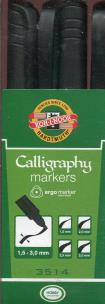 Opakowanie Flamastry do kaligrafii 4 sztuki