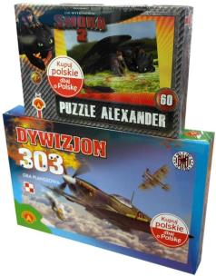 Opakowanie Gra - Dywizjon 303 + puzzle gratis ALEX