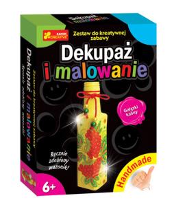 Opakowanie Handmade - Dekupaż i malowanie. Gałązka kaliny