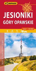 Jesionki i Góry Opawskie mapa turystyczna 1:50 000. Autor:   Praca zbiorowa. Multiszop.pl Okładka książki Jesionki i Góry Opawskie mapa turystyczna 1:50 000