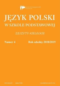 Język polski w szkole podstawowej nr 4 2018/2019. Autor:   Praca zbiorowa. Multiszop.pl Okładka książki Język polski w szkole podstawowej nr 4 2018/2019