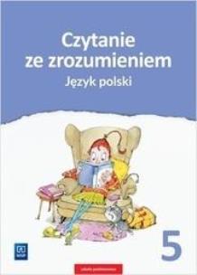 Okładka książki J.Polski  SP 5 Czytanie ze zrozumieniem WSiP