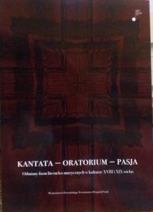 Opakowanie Kantata-oratorium-pasja