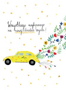 Okładka książki Karnet B6 Ślub - Auto