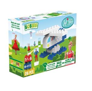 Klocki ekologiczne - Helikopter. Wydawca: Qelements. Multiszop.pl Opakowanie Klocki ekologiczne - Helikopter