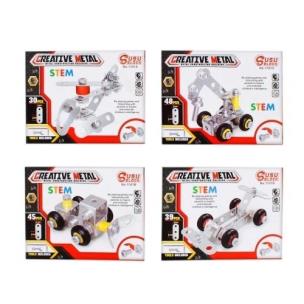 Opakowanie Klocki konstrukcyjne metalowe pojazd mix