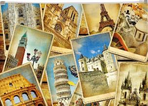 Opakowanie Koperta z nadrukiem zip A4 PP Cities