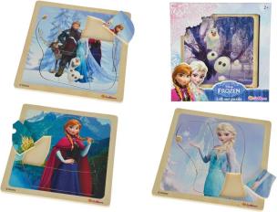 Okładka książki Kraina Lodu - Puzzle, 7 el., różne rodzaje