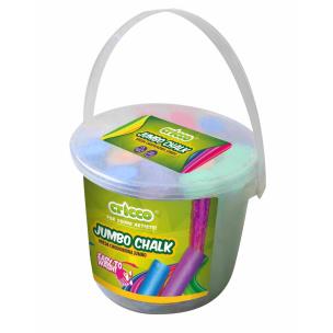 Opakowanie Kreda kolorowa Jumbo wiaderko 20szt CRICCO