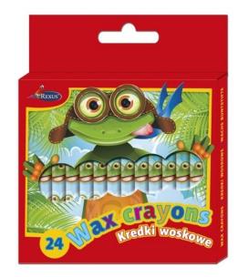 Opakowanie Kredki woskowe 24 kolory