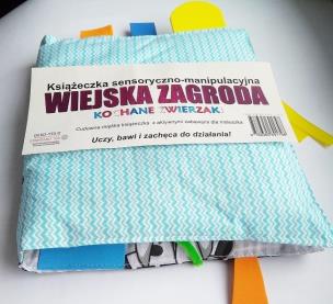 Okładka książki Książeczka sens.-manipulacyjna. Wiejska zagroda