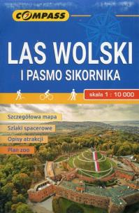 Okładka książki Las Wolski i pasmo Sikornika 1:10 000