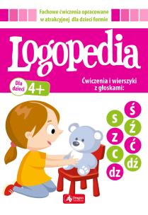 Okładka książki LOGOPEDIA ĆWICZENIA I WIERSZYKI Z GŁOSKAMI Ś Ć Ź DŹ ORAZ S C Z DZ