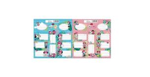 Opakowanie Naklejki na zeszyty Minnie Mouse