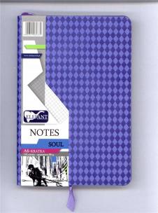 Opakowanie Notes Soul A6 kratka liliowy