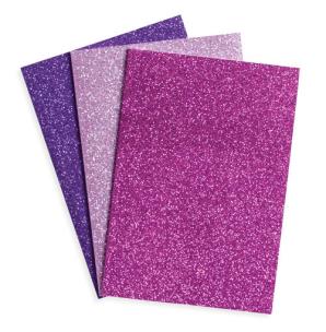 Opakowanie Notes z brokatem Glamtastic-Ametyst & Rodolit 3 sztuki