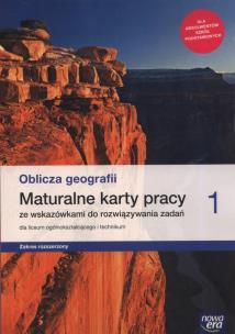 Oblicza Geografii 1 Maturalne Karty Pracy Zakres Rozszerzony Nowa Podstawa Programowa 2019 liceum czteroletnie. Autor: Dorota Burczyk, Violetta Feliniak, Bogusława Marc. Multiszop.pl Okładka książki Oblicza Geografii 1 Maturalne Karty Pracy Zakres Rozszerzony Nowa Podstawa Programowa 2019 liceum czteroletnie