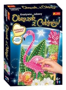 Opakowanie Obrazek z Cekinów. Flaming