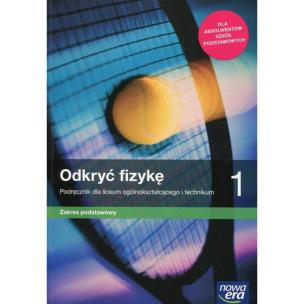 Odkryć fizykę 1 Podręcznik Zakres podstawowy Szkoła ponadpodstawowa LO 1 ZP. Autor: Braun Marcin, Śliwa Weronika. Multiszop.pl Okładka książki Odkryć fizykę 1 Podręcznik Zakres podstawowy Szkoła ponadpodstawowa LO 1 ZP