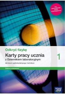 Odkryć fizykę. Karty pracy ucznia z Dziennikiem laboratoryjnym dla liceum ogólnokształcącego i technikum, część 1. Zakres podstawowy LO 1 Odkryć fizykę KP ZP w.2019 NE. Autor: Braun Marcin, Bartłomiej Piotrowski, Śliwa Weronika. Multiszop.pl Okładka książki Odkryć fizykę. Karty pracy ucznia z Dziennikiem laboratoryjnym dla liceum ogólnokształcącego i technikum, część 1. Zakres podstawowy LO 1 Odkryć fizykę KP ZP w.2019 NE