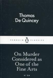Okładka książki On Murder Considered as One of the Fine Arts