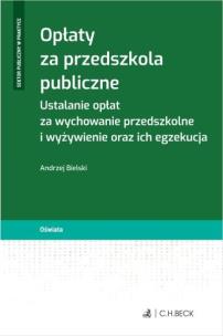 Okładka książki Opłaty za przedszkola publiczne