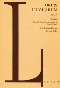 Opakowanie Orbis Linguarum vol.49