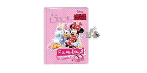 Opakowanie Pamiętnik z kłódką Minnie Mouse