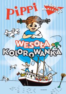 Okładka książki Pippi. Wesoła kolorowanka