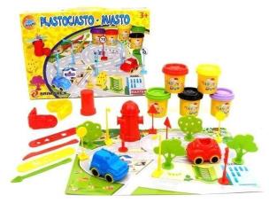 Opakowanie Plastociasto Miasto - ulica z samochodami