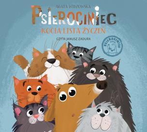 Okładka książki Psierociniec T.4 Kocia lista życzeń audiobook