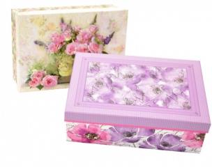 Opakowanie Pudełko ozdobne 21x18,5x9 cm mix ARGUS