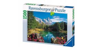 Opakowanie Puzzle 1500 Górskie jezioro w Materhorn