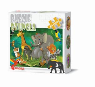 Opakowanie Puzzle 24 - Dżungla RUSSEL