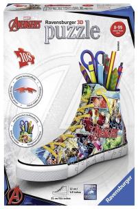 Opakowanie Puzzle 3D Avengers 108 trampek