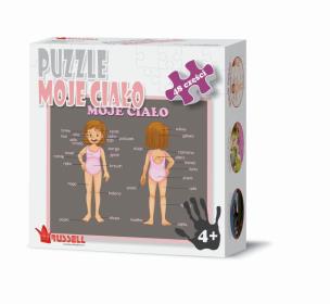 Opakowanie Puzzle 48 - Moje Ciało RUSSEL