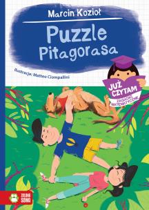 Okładka książki PUZZLE PITAGORASA JUŻ CZYTAM ZAGADKI MATEMATYCZNE
