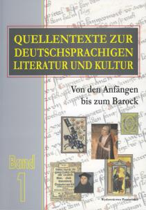 Opakowanie Quellentexte zur Deutschsprachigen Literatur und Kultur Band 1