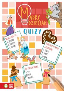 Okładka książki QUIZY MĄDRY DZIECIAK