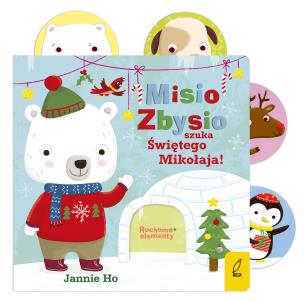 Okładka książki Ruchome elementy. Misio Zbysio szuka Świętego...